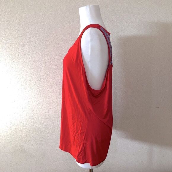 Gibson Look x Hi Sugarplum! Naxos Embroidered Racerback Tank Top Sz XXL - Picture 4 of 10